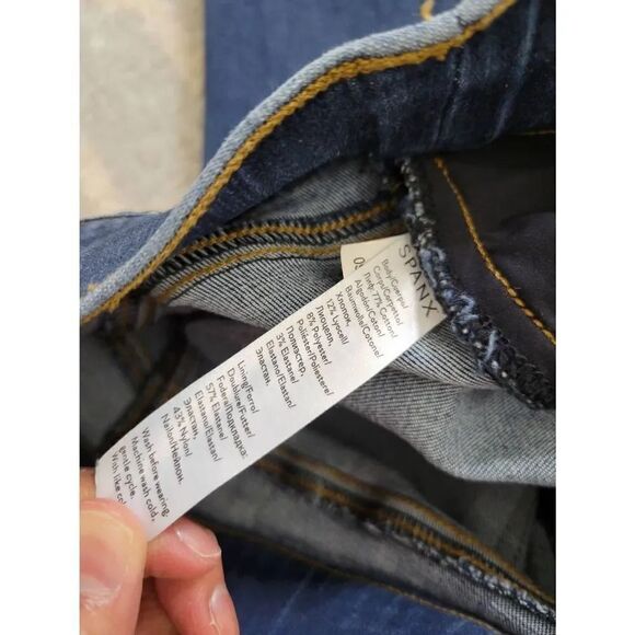 SPANX DISTRESSED SKINNY JEANS 20203Q Small - Picture 9 of 9